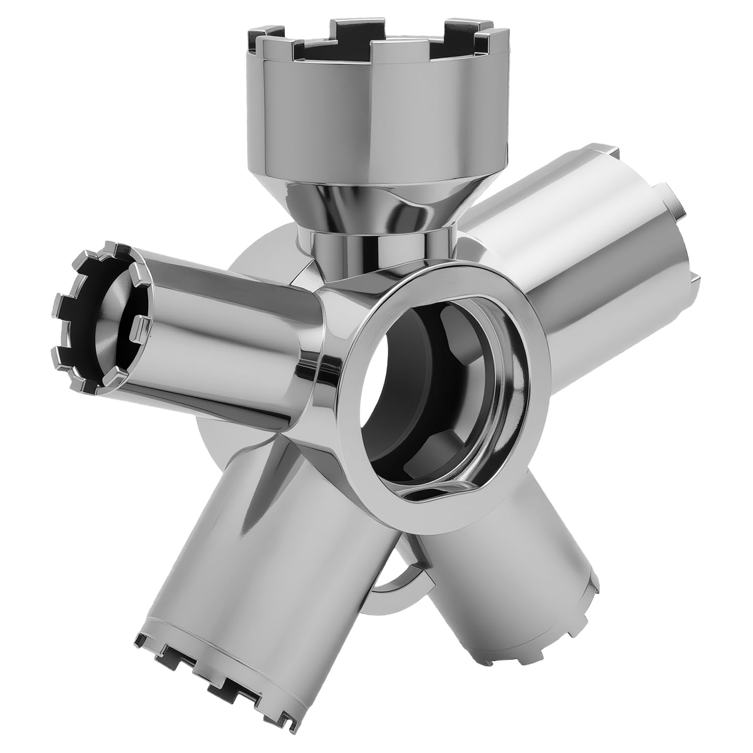 Apdhk upgraded 10-in-1 aerator tool close-up, durable metal for long-lasting use.