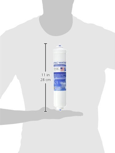 APEC Water 5-TCR-QC carbon filter reduces chlorine taste and odor for clean drinking water.