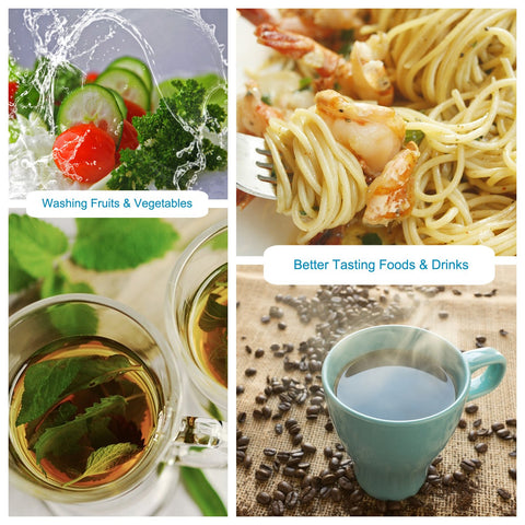 Five-stage RF-1050 filtration reduces common tap impurities for better taste