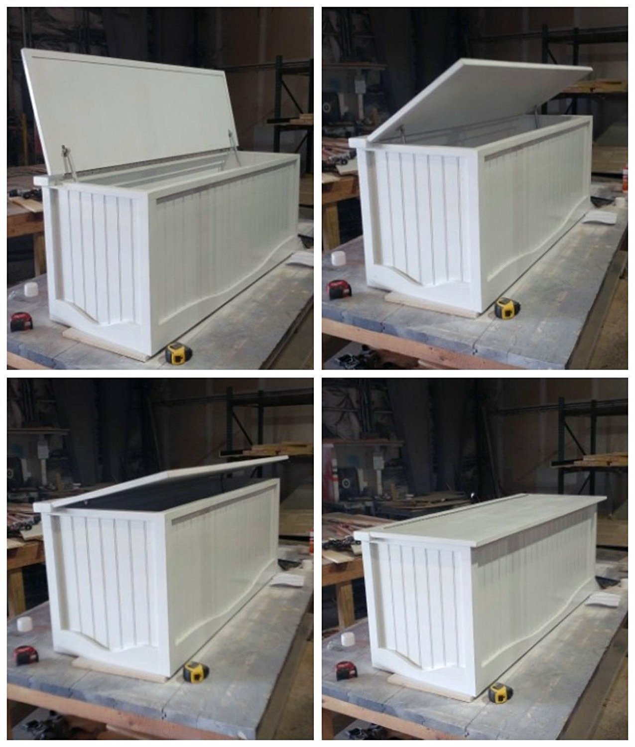 Apexstone DIY storage use-case on benches and chests.