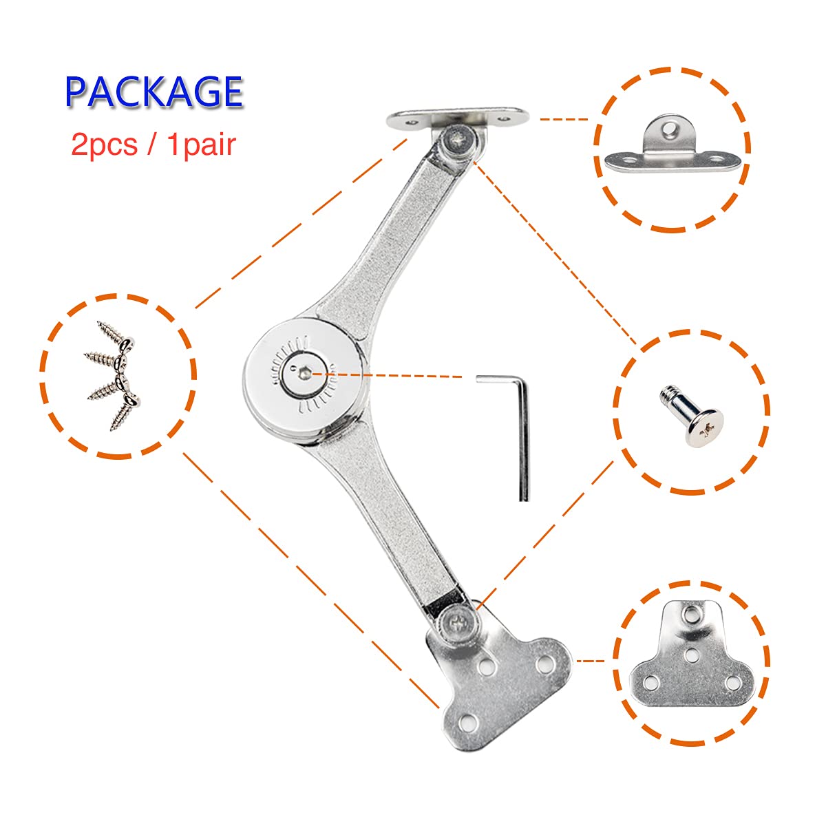 APFFSY durable zinc alloy hinges resist corrosion in daily use
