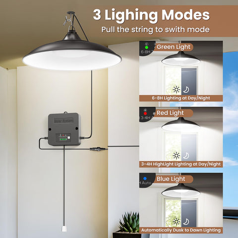 APILAB Solar Shed Light extension cable enables flexible placement.