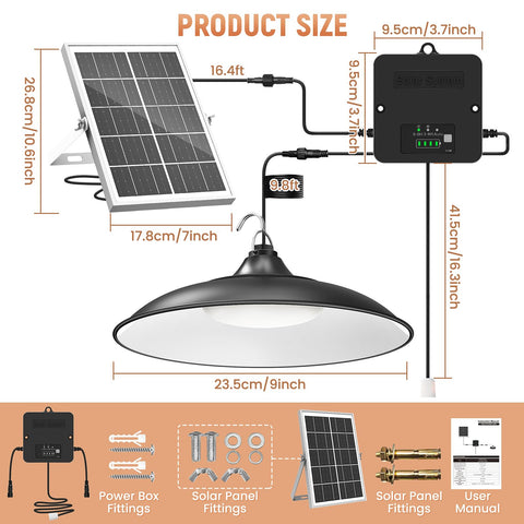 APILAB Solar Shed Light ideal for indoor and outdoor sheds.