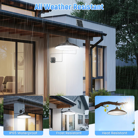 APILAB Solar Shed Light IP65 rating protects against rain and dust