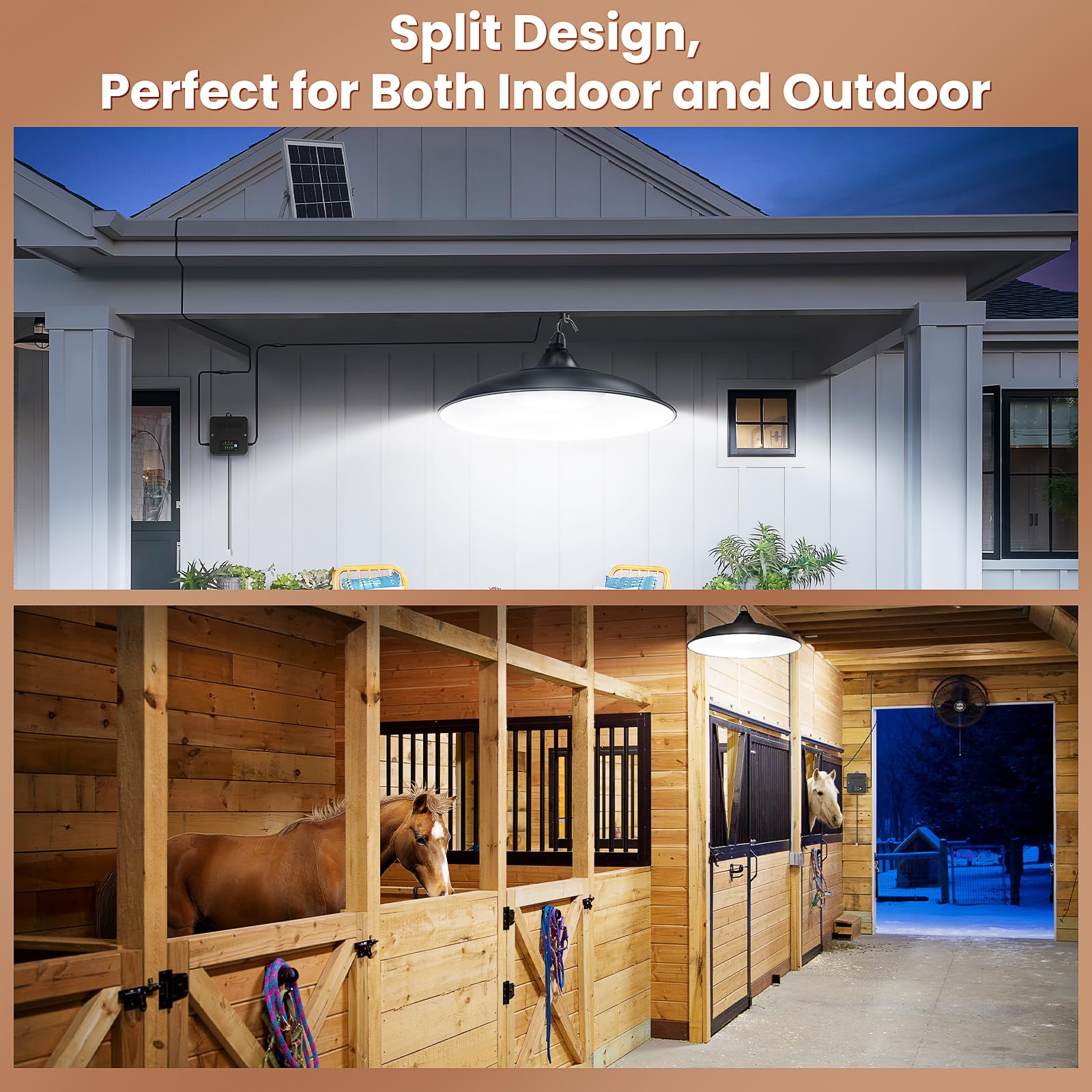 APILAB Solar Shed Light pull-string control simplifies switching modes.