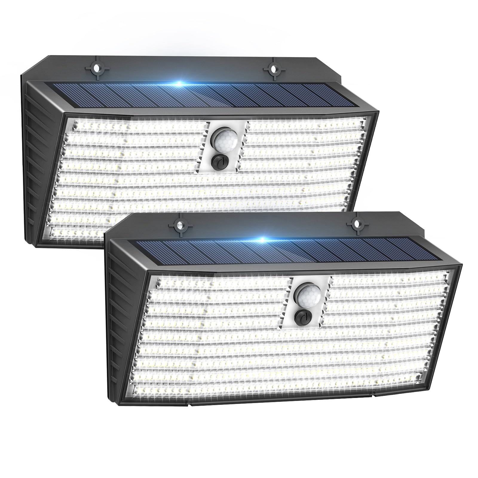 APILAB 418-LED outdoor floodlight provides wide coverage for entryways.