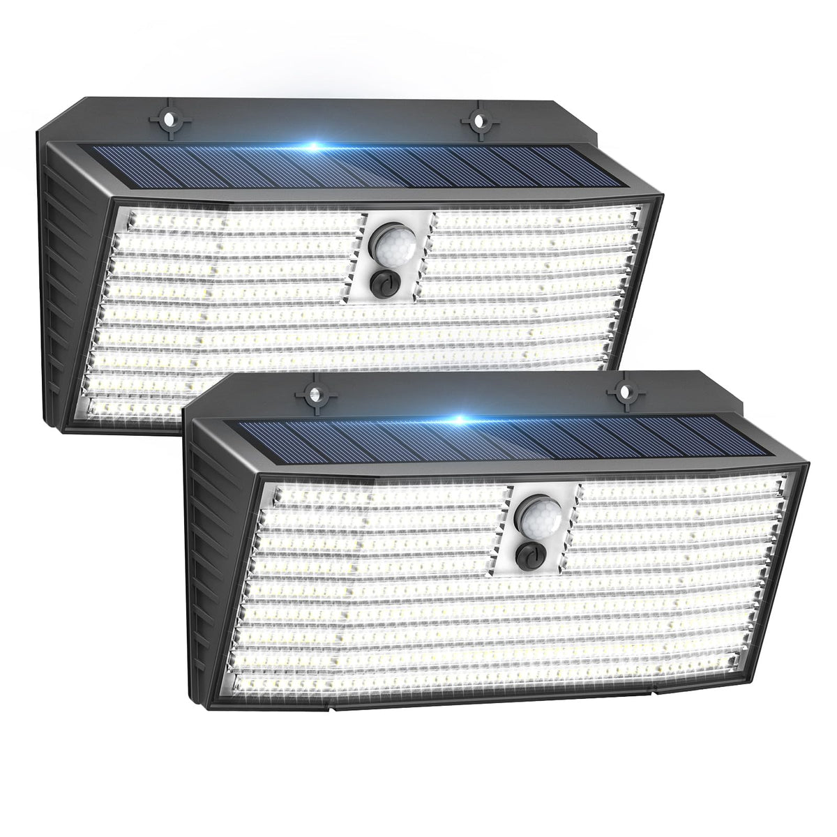 APILAB 418-LED outdoor floodlight provides wide coverage for entryways.