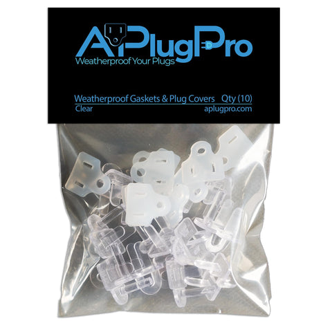 APUGPRO Weatherproof gasket close-up shows durable silicone seal for outdoor connections.