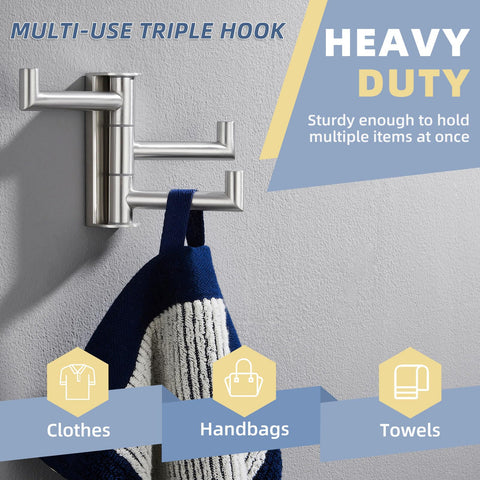APLusee bathroom and kitchen use cases with robes and bags.