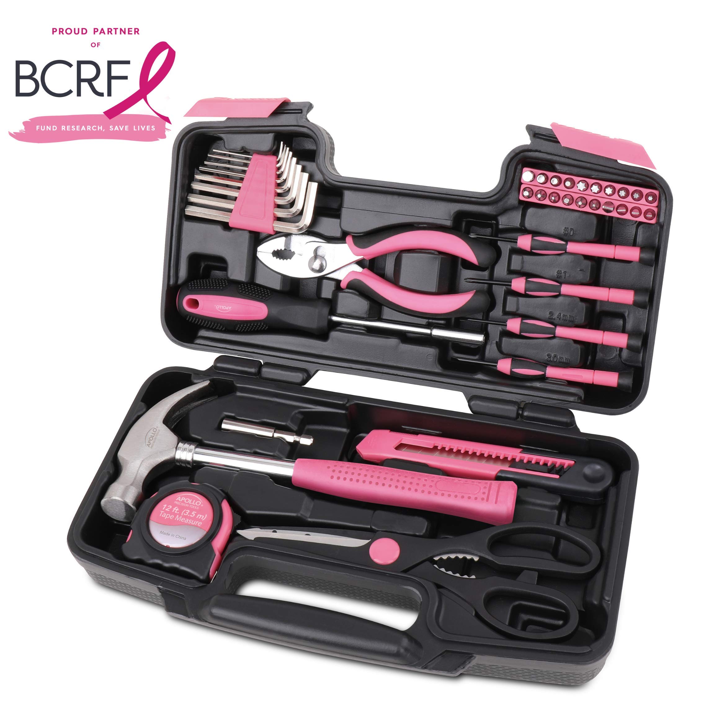 Apollo Tools pink hex keys set makes bolt tightening quick and easy.