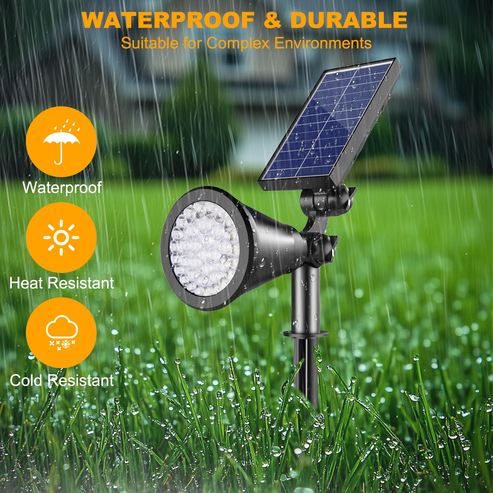 APOMAO porch entry light provides reliable solar illumination