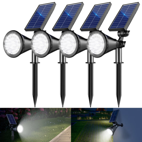 APOMAO solar spot light tree illumination highlights trees at night for dramatic yard highlights.