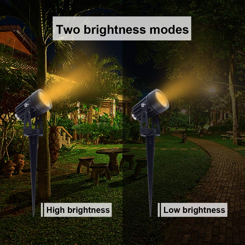 APONUO 270-degree adjustable spotlight adapts to multiple outdoor spaces.