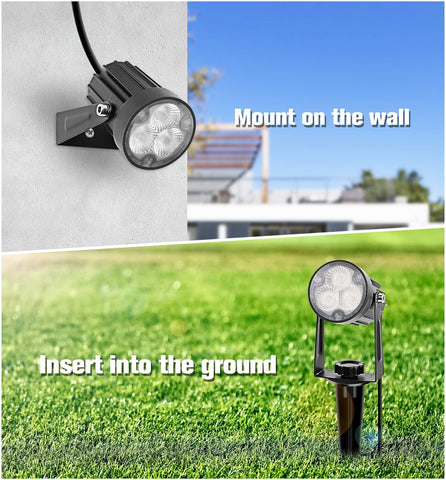 APONUO IP65 weatherproof construction withstands rain and snow.