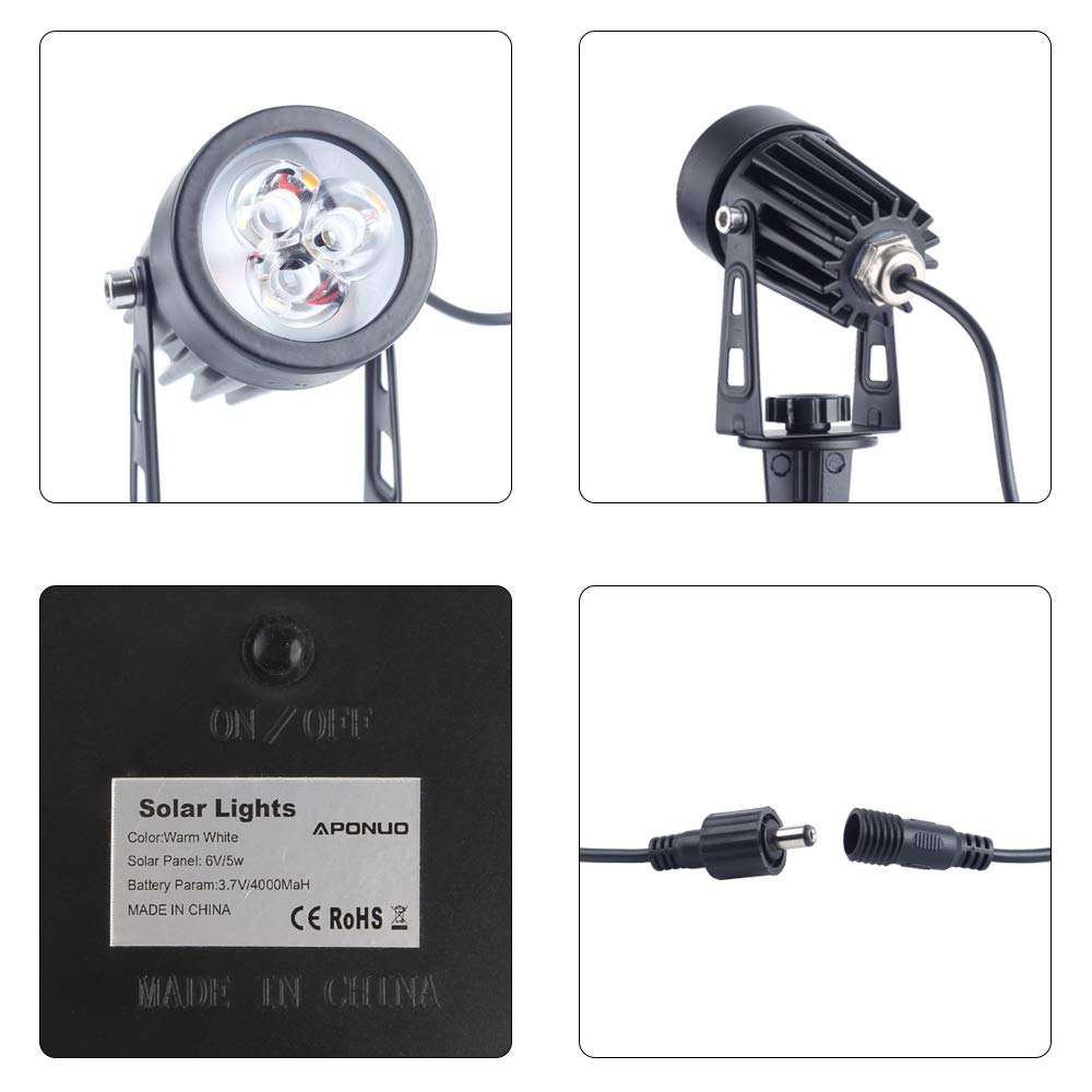 APONUO warm white LEDs deliver gentle curbside illumination.