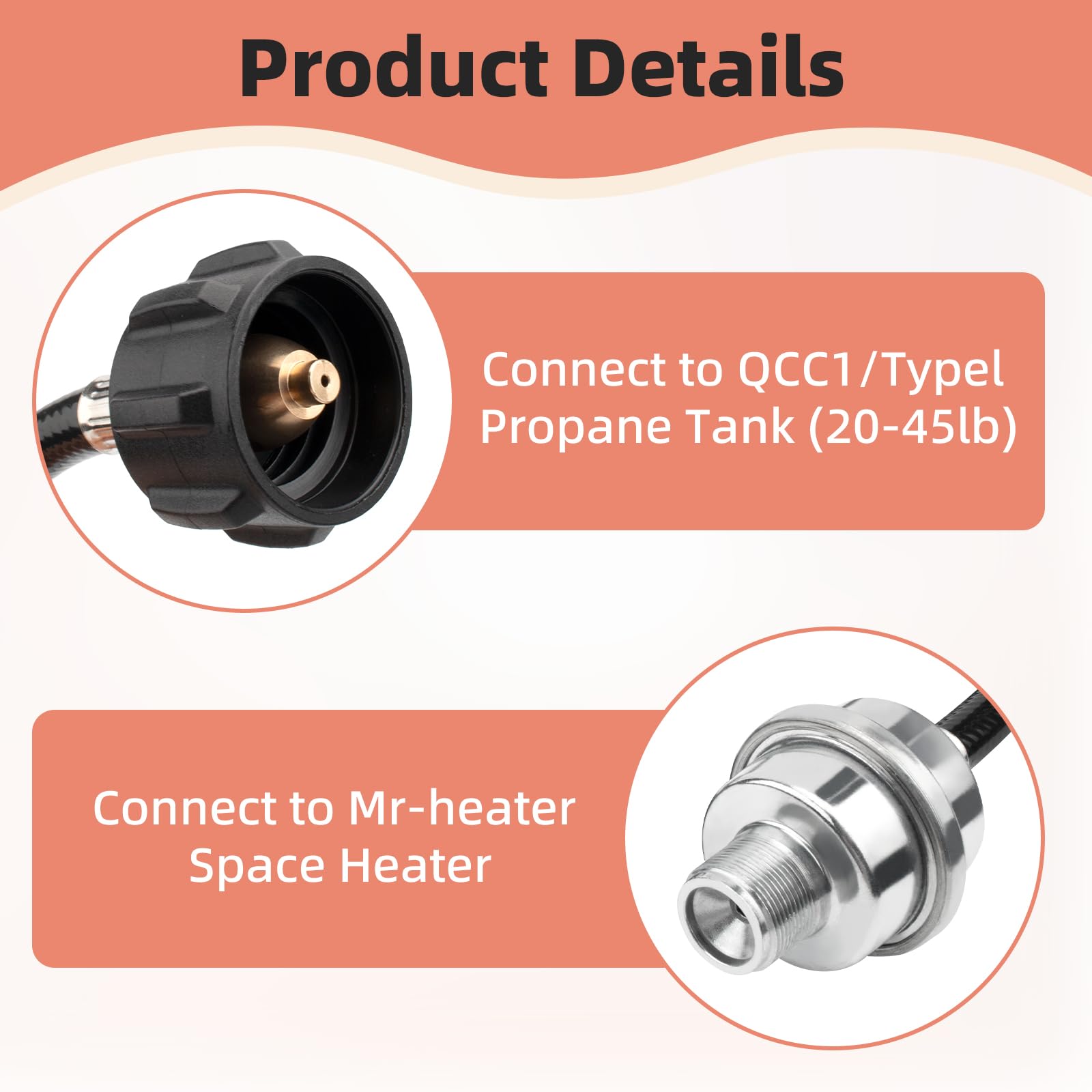 Apopip CSA-certified connect for safe portable heating setups.