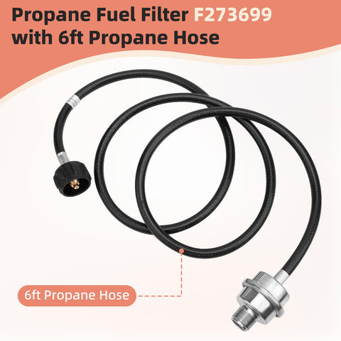 Apopip F273699 steel fuel filter for durable propane filtration.