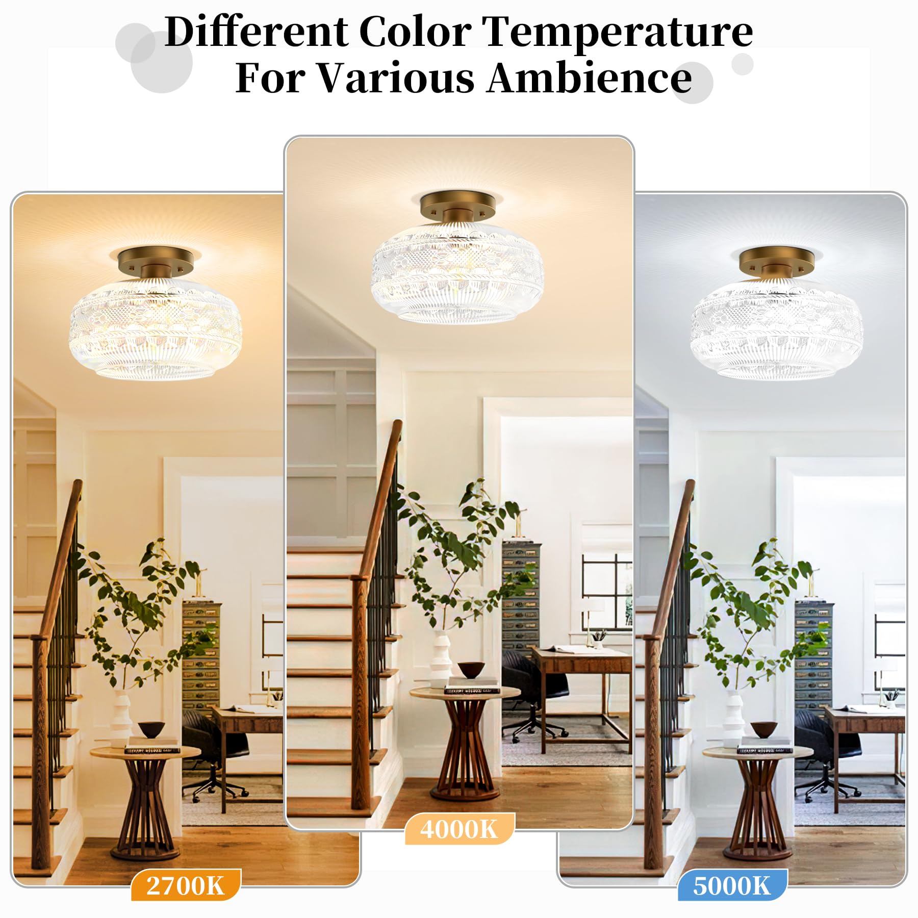 APOTO E26 base compatibility for customizable bulbs.