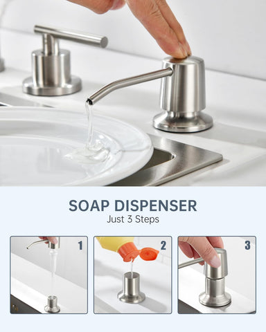 APPASO high-arc design with 360-degree swivel for full-sink coverage.