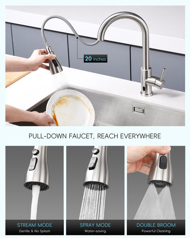SUS 304 stainless steel construction, durable and easy to wipe clean.