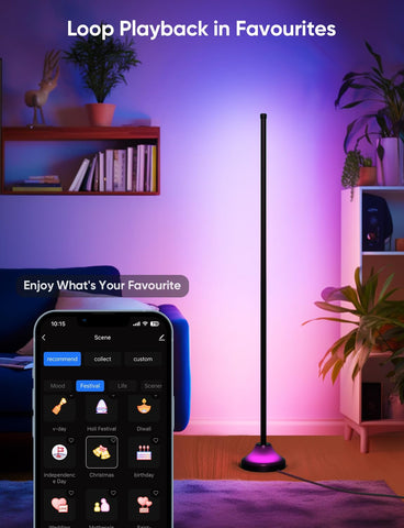 APPECK remote control for quick color and scene adjustments