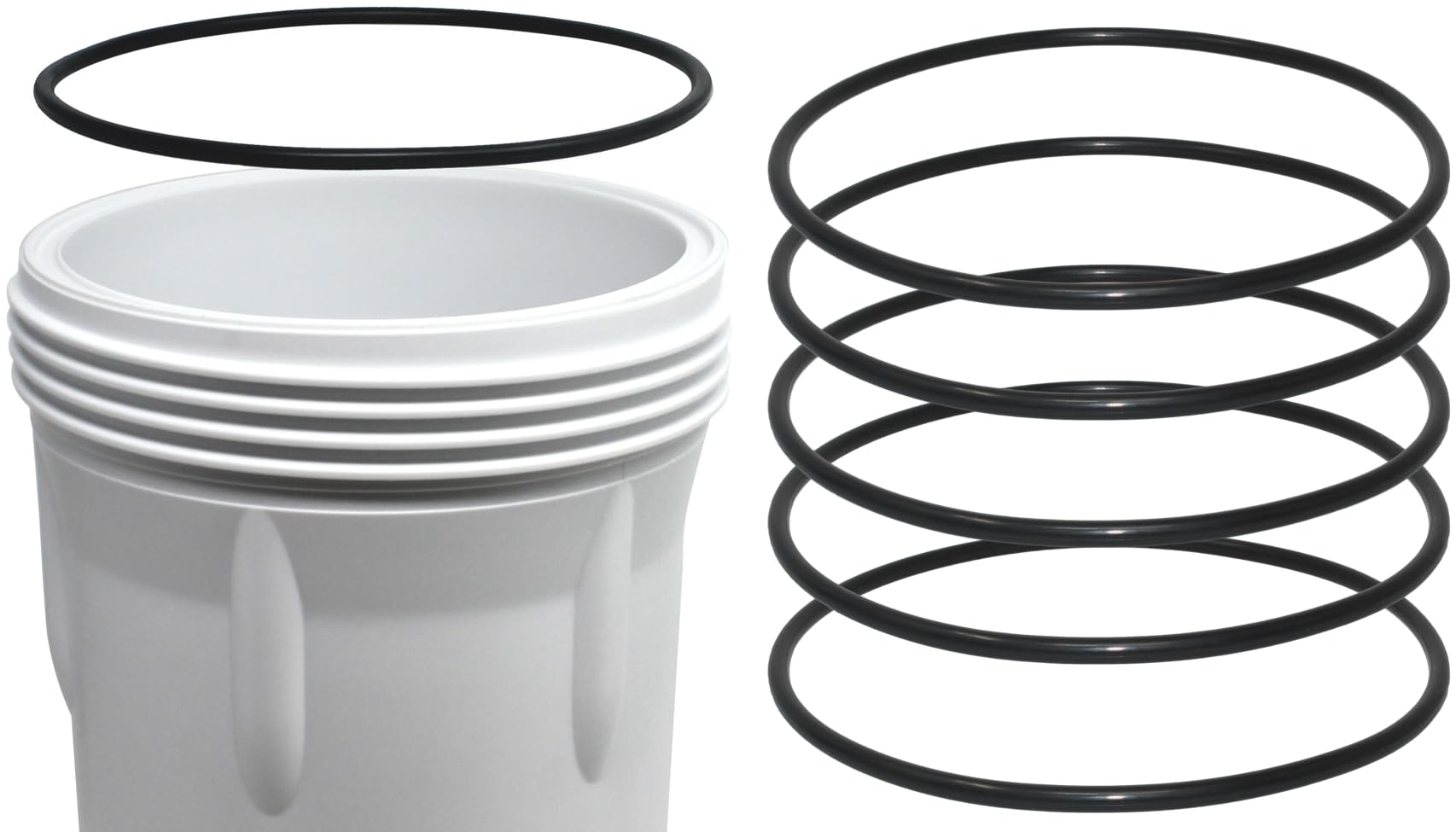 AppliaFit GE HHRING gasket seals front view for easy replacement.