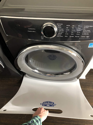 Appliance Buddy Mount Holes for hanging storage when not in use.