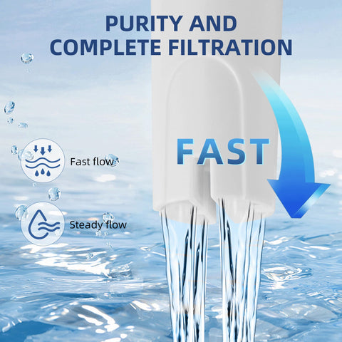 APPLIANCEMATES activated carbon and ion exchange for clearer water.