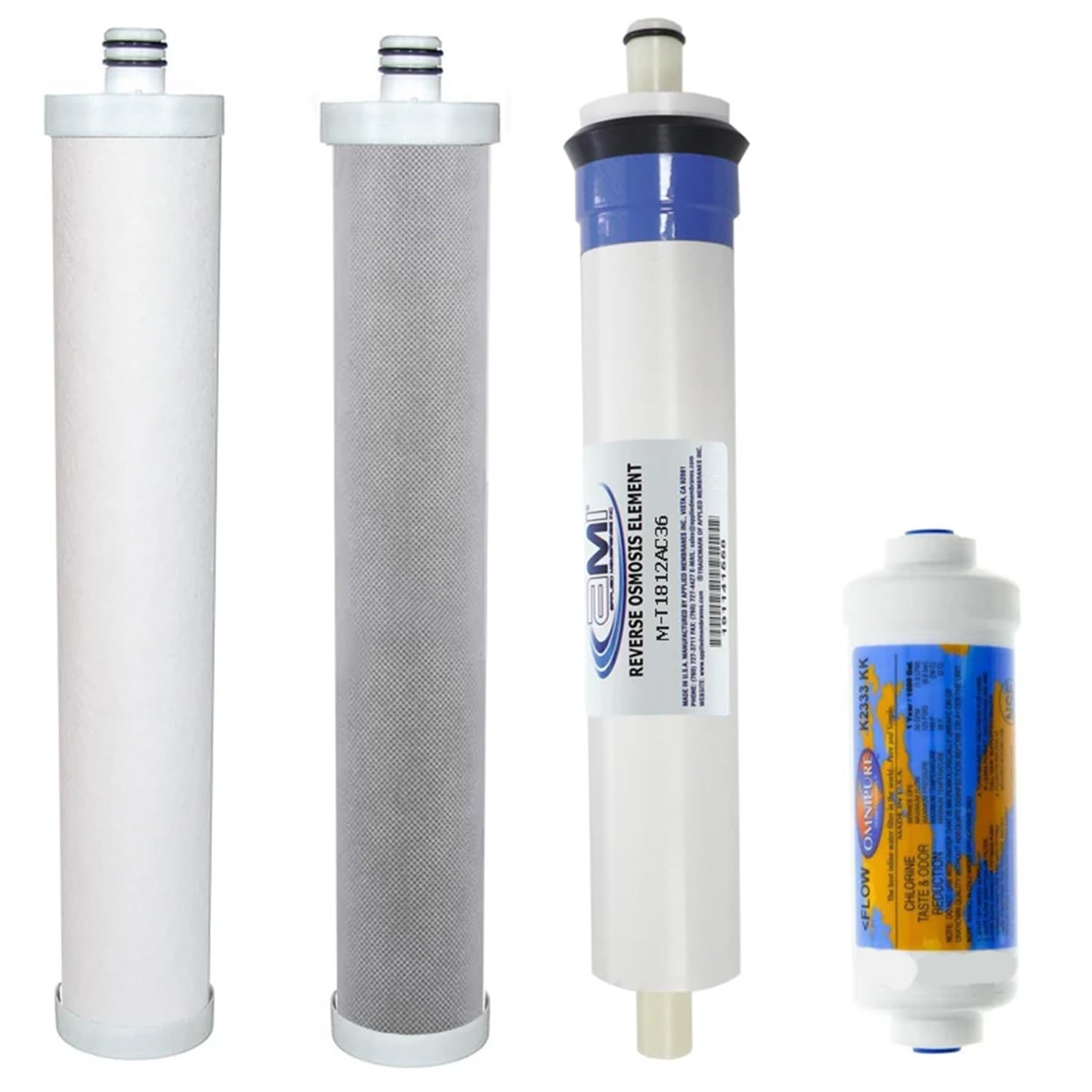 APPLIED MEMBRANES INC. AC-30 sediment pre-filter captures dirt and rust to protect the system.