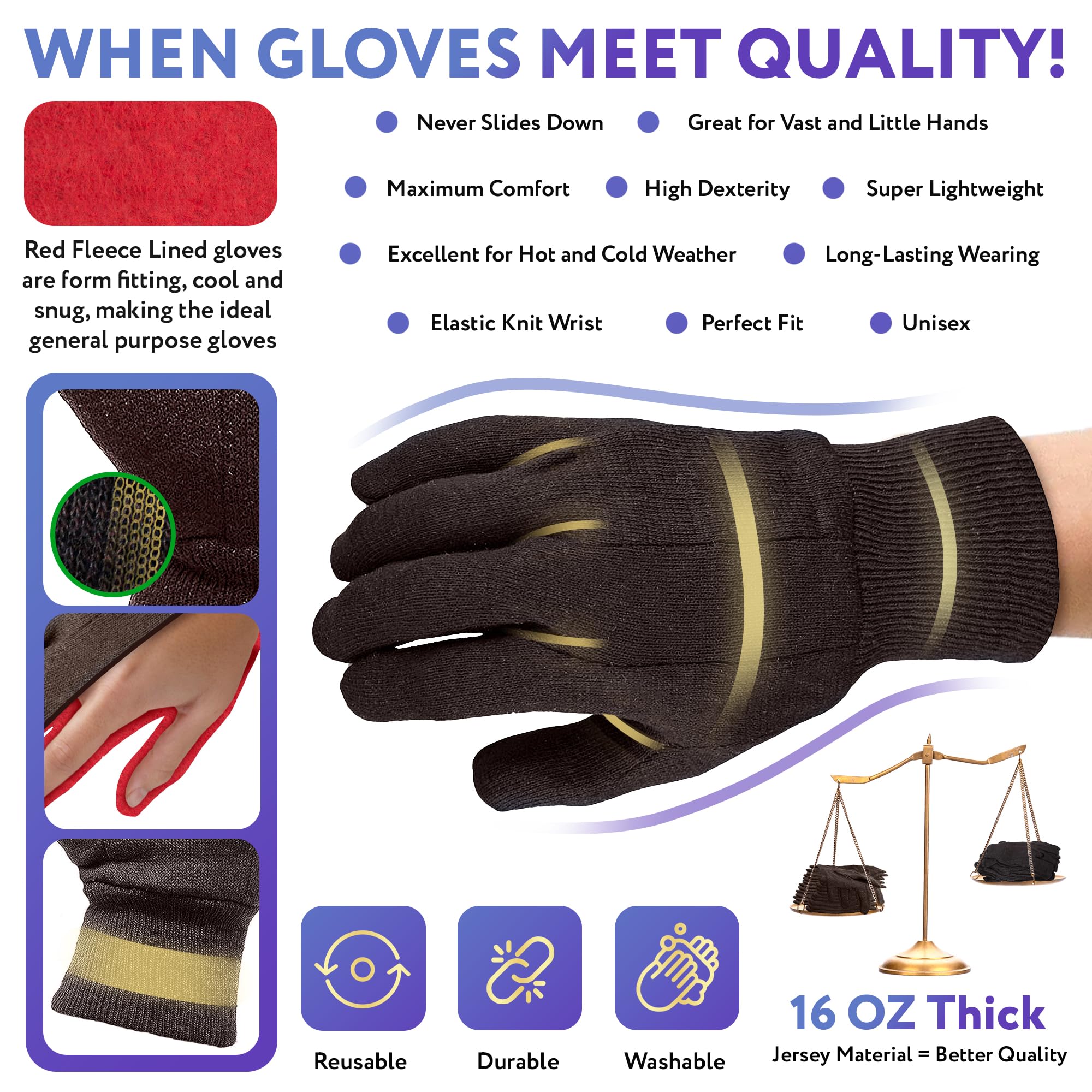 APQ Supply brown gloves with gunn cut pattern for durability.
