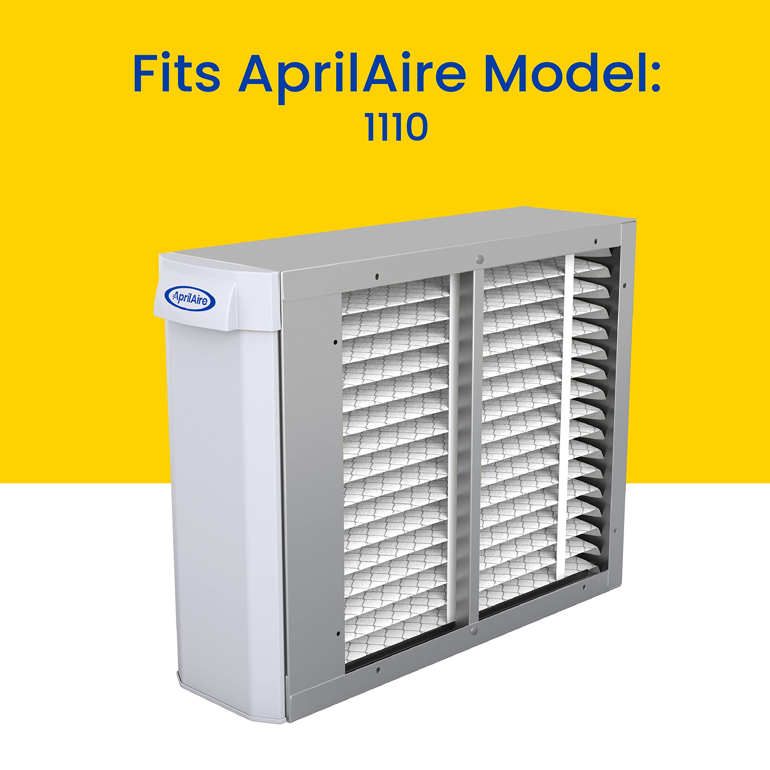Aprilaire 110 filter in box, ready to install in your purifier.
