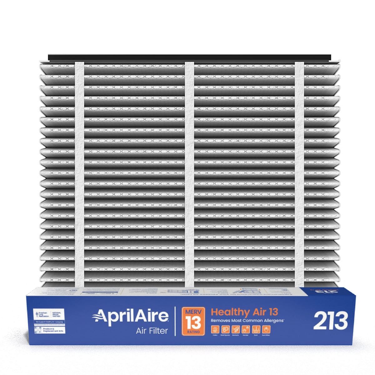 Aprilaire 213 replacement filter packaging ready-to-install