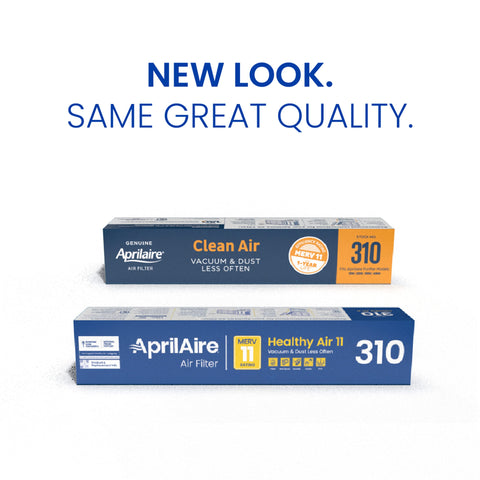 Aprilaire 310 USA-made badge highlights domestic sourcing and reliability.