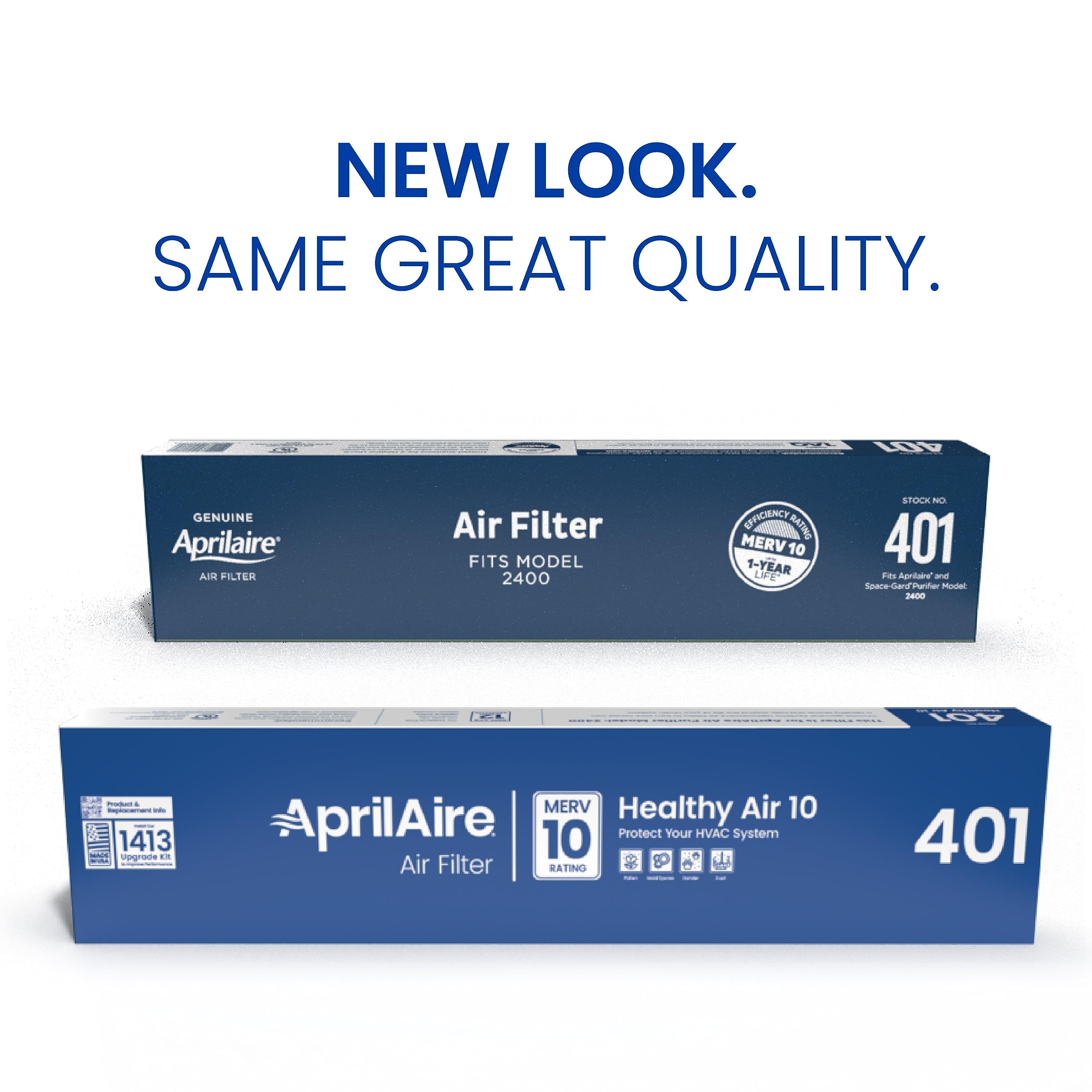 Aprilaire 401 media close-up highlights MERV 10 filtration for cleaner air