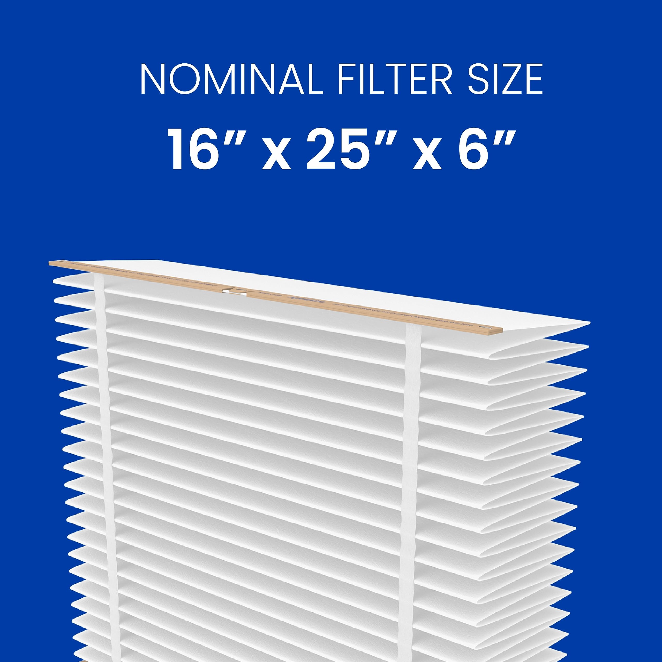 Aprilaire packaging shows replacement filter and quick instructions for easy fit