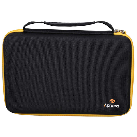 Aproca case with secure carry strap supports easy lifting.
