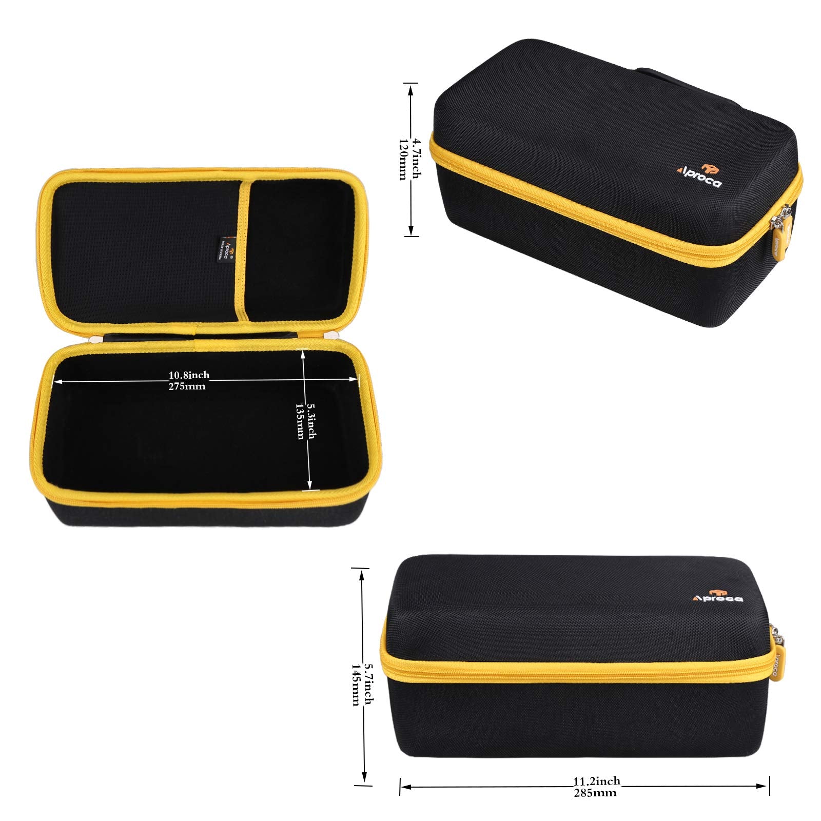 Aproca case empty inside, ready for your gear arrangement.