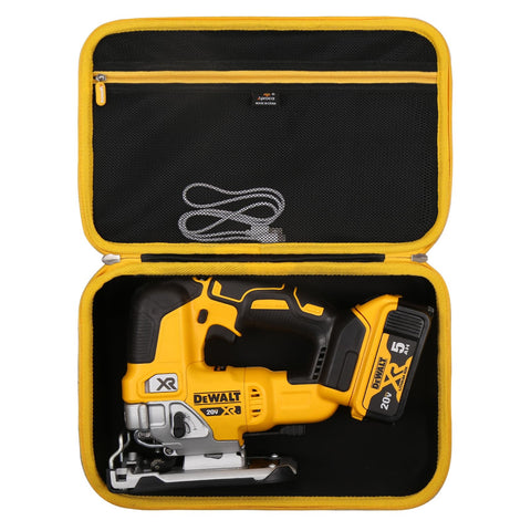 Aproca case for DEWALT DCS334B with a sturdy handle for easy on-the-go transport.