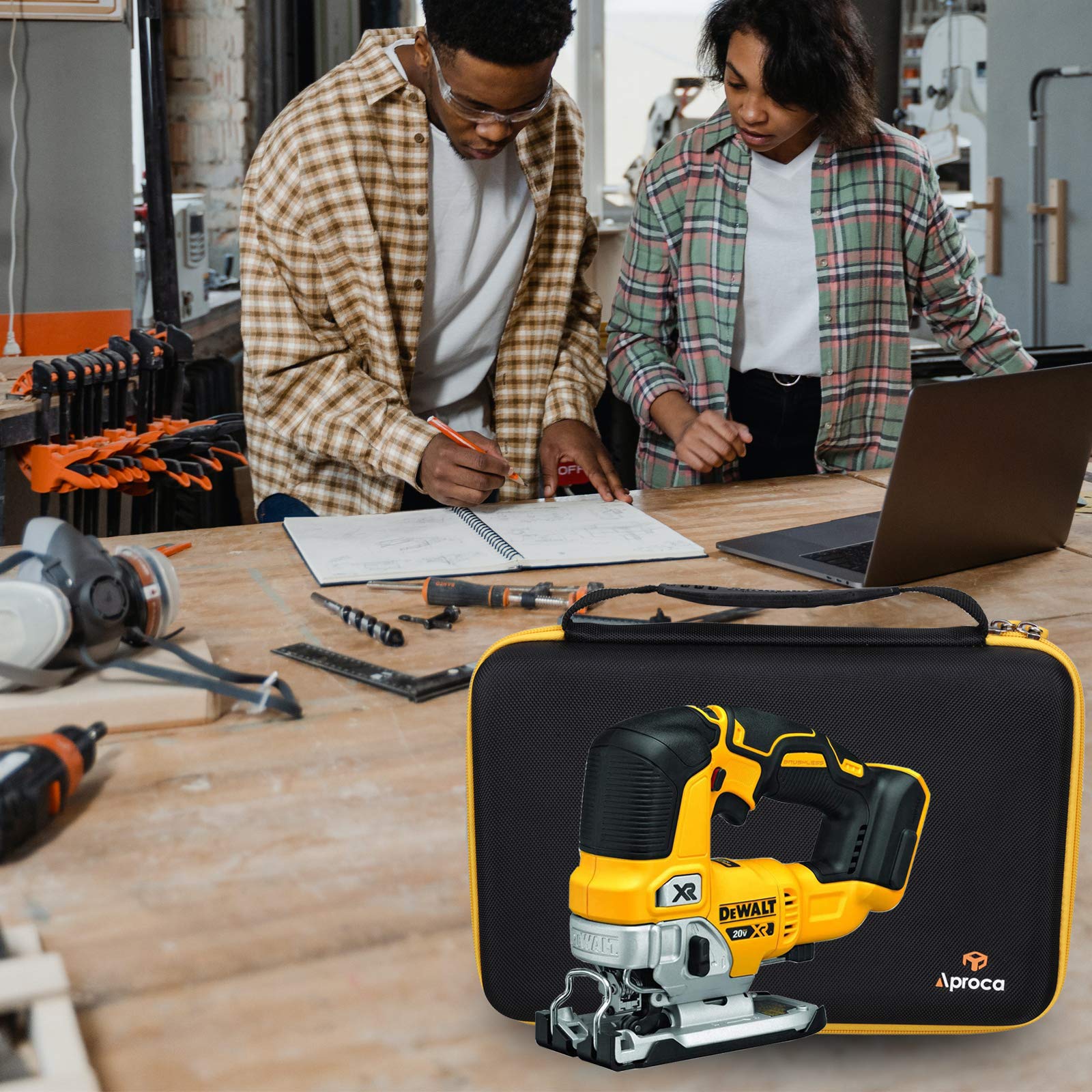 Aproca travel case delivers reliable protection during outdoor jobs.