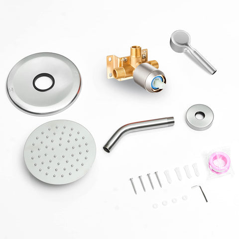 APROMOOM modern bathroom setup demonstrates a spa-inspired shower experience.