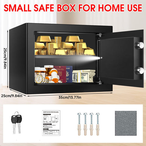 Aprxuvot safe box digital keypad close‑up showing quick code access