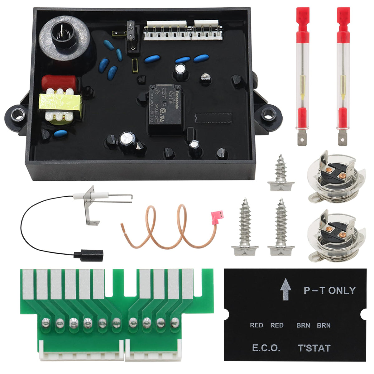 APSFY RV water heater kit assembly showing essential components for quick on-site fixes.