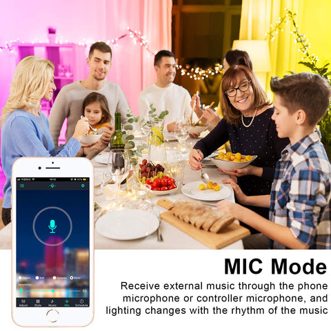 APSPOW LED strip app control screen showing 16 million colors