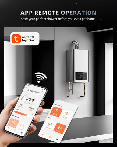 APUS compact dimensions image, 21.3 by 13.6 by 7.1 inches for easy installation.