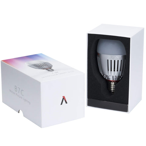 Aputure B7C AC power socket for steady studio lighting setup.