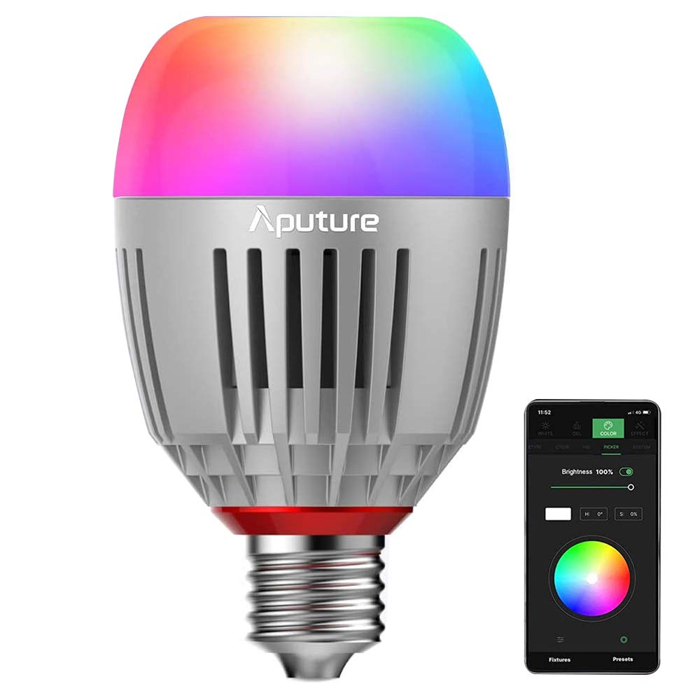 Aputure B7C color quality demonstrates accurate skin tones and cinema lighting.