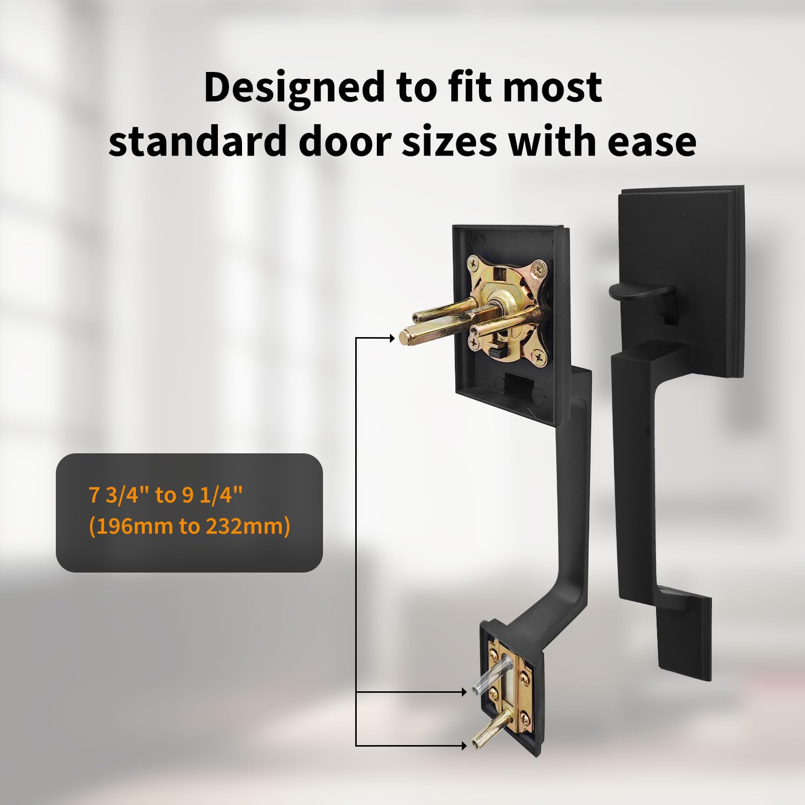 Aqara Front Door Handleset offers universal backset compatibility for common door sizes.