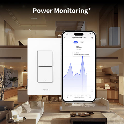 Aqara H2 remote-control and scheduling streamline daily routines.