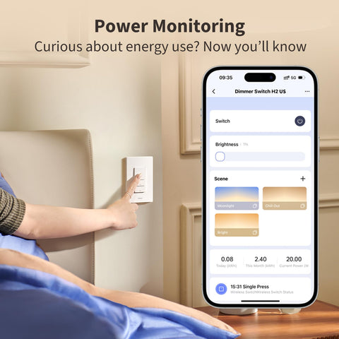 Aqara H2 Thread and Zigbee connectivity enables smart home integration.