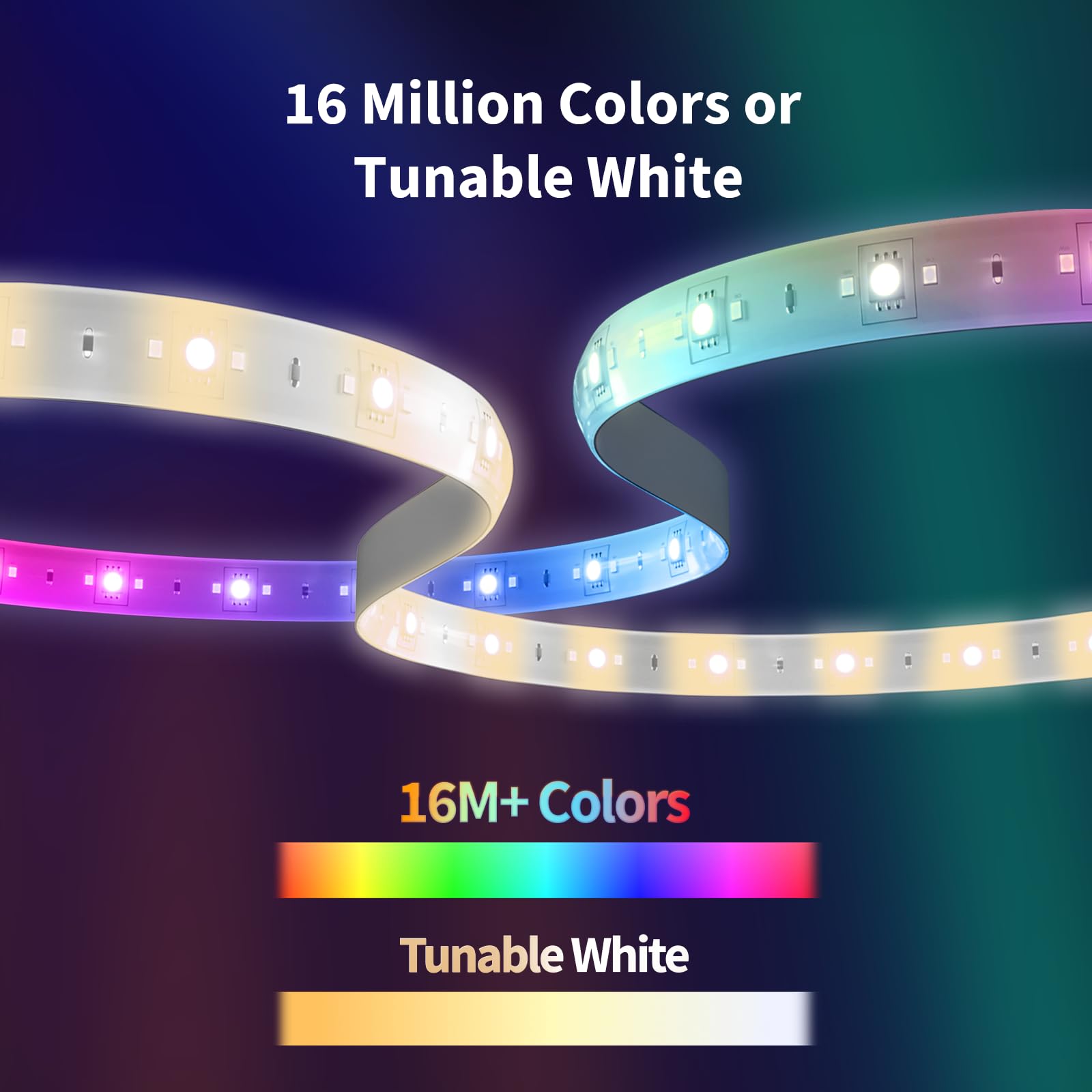 Aqara LED Strip T1 extension-ready cuttable design for DIY setups